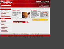 Tablet Screenshot of menueportal.de